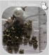 50 intercalaires coupelles spacers perles métal couleur bronze 5mm *j55 