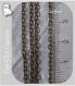 Lot 5 mÈtres chaine 3x2mm maillon forÇat metal couleur bronze perles colliers *j1 