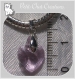 1 pendentif sur beliere coeur cristal rose breloque en metal argente *ch2 