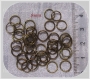 100 anneaux 8mm metal couleur bronze pour breloques chaine mousquetons *j23 