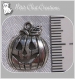 10 breloques citrouille halloween perles charms en metal argente 18x16mm *b124 