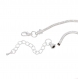 1 chaine bracelet serpent 21cm+5 metal argent compatible mousqueton *g4i 