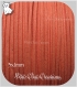 3m cordon suedine daim velvet fil textile orange nectarine clair 3x1mm *c175 