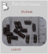 20 cache noeuds métal couleur cuivre embouts 9x4mm pour corde 2-2,5mm *q9 