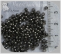 200 perles a ecraser 2,5mm environs rondes metal noir-gris"hematite" boulles *u16 
