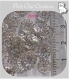 300 intercalaires spacers coupelles perle filigrane metal argente clair 8mm *s25 