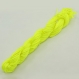 24m de fil jaune fluo cordon 1mm nylon satin macramÉ pour bijoux bracelet shamballa *cu5.11 