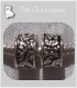 2 charms perles anneaux fleurs metal argente 6x10mm trou 5mm compatibles *e229 