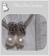 1 charm pendentif perles d'eau douce blanche 7-8mm sur bÉliÈre mÉtal argentÉ *e40 