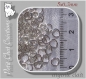 100 anneaux 5mm metal argente clair pour breloques chaine mousquetons *a56 