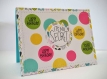 Carte surprise bulles colorées happy birthday carte à gratter 