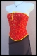 Mélyssa ; corset soie rouge by cherimounette 
