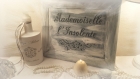 "mademoiselle l 'insolente" cadre shabby chic 