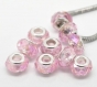 1 perle lampwork categorie charms rose