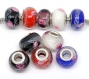 4 perles couleurs mixtes lampwork categorie charms