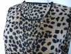 T-shirt manches longues motifs léopard en polyester 