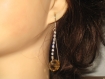 Kit boucles d'oreilles argenté et perle 