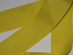 Ruban large 40mm jaune 