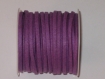 Cordon suédine de couleur violet 3mm 