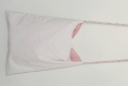 Tote bag à colorier pour petite fille rose et blanc, sur le thème princesse 