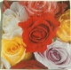 Serviette fleurs format 22 cm x 22 cm pour serviettage 