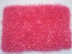 Col snood capuche 3 en 1 laine fantaisie fuschia rouge effet poilue combinee avec petits pompons