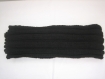 Echarpe homme/femme laine 100% merinos fonty noire