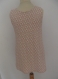 Jolie robe pink graphik en tissu molletonne extensible 6/7 ans 