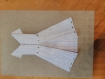 Carte petite robe rose origami 