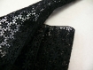 Ruban noir polyester pour vêtements/accessoires 