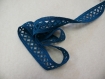 Ruban bleu polyester pour vêtements/accessoires 