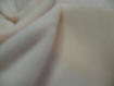Coupon de tissu super soft velours beige clair 