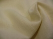 Coupon de tissu frou-frou lin blanc 