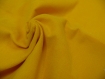Coupon de tissu frou-frou jaune, velours fin 