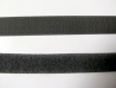 Velcro ou scratch gris, 20 mm à coudre, en polyester 