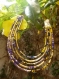 Magnifique collier en wax à la mode sénégalaise ! 
