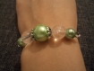 Parure complète green passion: boucles d'oreilles, bracelet et collier idéal cadeau de st valentin 