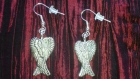 Parure ailes angèle: collier et boucles d'oreilles idéal pour la st valentin 