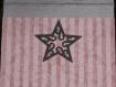 Carnet de notes à la grosse étoile grise 