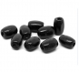 Lot de 1000 perles en bois noires ovales 12 mm x 8 mm 