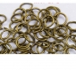 Lot de 20 anneaux plaqué bronze 6 mm 
