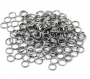 Lot de 500 anneaux doubles ouverts en métal couleur gunmétal6 mm 