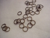 Lot de 20 anneaux bronze 7 mm 