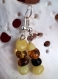 Boucles d'oreille argent 925 en perles d'ambre 
