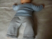 Pull et pantalon taille naissance à 1 mois http://laurentne49.canalblog.com/ 
