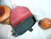 Escarcelle / sac ceinture celtique en cuir 