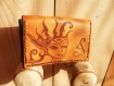 Porte-monnaie en cuir elfique 
