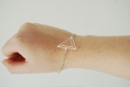 Bracelet leya avec une figure géométrique 