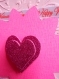 Carte saint valentin rose ruban coeur