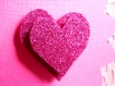 Carte saint valentin rose ruban coeur